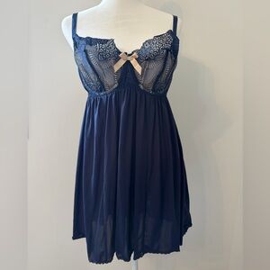 Cacique Size 18/20 Lace Babydoll Slip